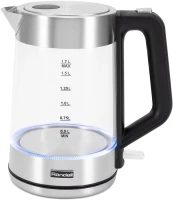 Чайник электрический Rondell RDE-1008 1.7л. 2200Вт прозрачный корпус: стекло