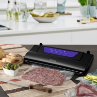 Вакуумный упаковщик Kitfort КТ-1528-1 110Вт 0.55Бар шир.пак.:28см черный/фиолетовый