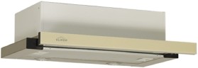 Вытяжка встраиваемая Elikor Интегра Glass 60Н-400-В2Д нержавеющая сталь/стекло бежевое управление: кнопочное (1 мотор)