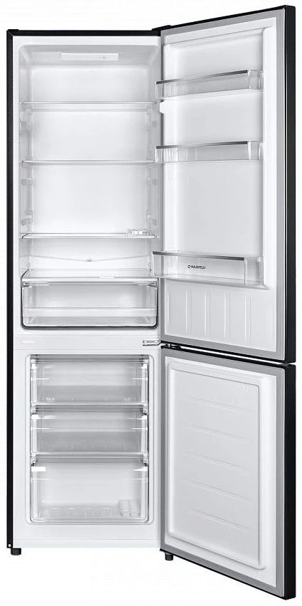 Холодильник Maunfeld MFF176SFSB 2-хкамерн. черный  