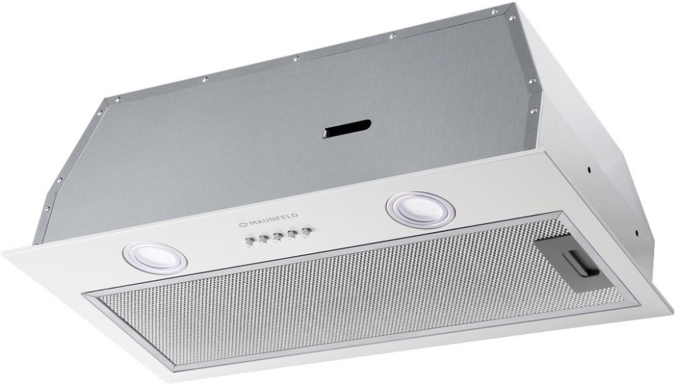 Вытяжка встраиваемая Maunfeld THAMES 601PM белый управление: кнопочное (1 мотор)  