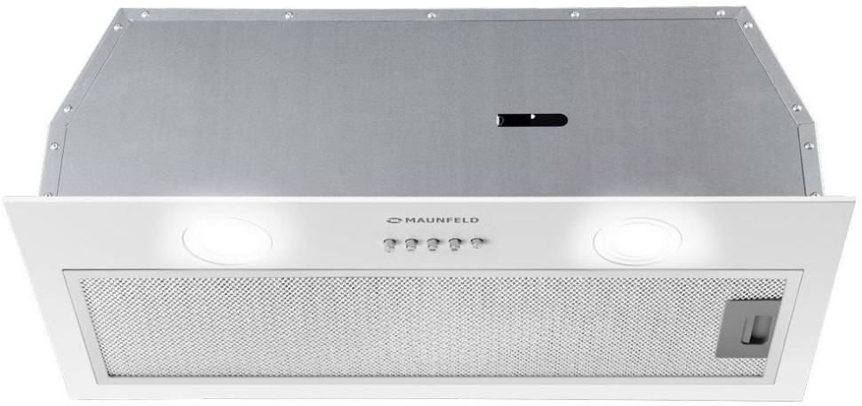 Вытяжка встраиваемая Maunfeld THAMES 601PM белый управление: кнопочное (1 мотор)  