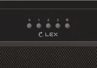 Вытяжка встраиваемая Lex Hyper 600 BBL черный управление: кнопочное (1 мотор)