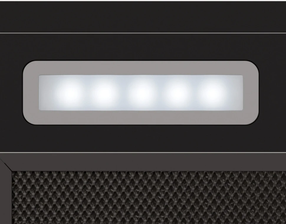 Вытяжка встраиваемая Lex Hyper 600 BBL черный управление: кнопочное (1 мотор)  