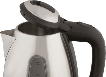 Чайник электрический Scarlett SC-EK21S88 1.8л. 2200Вт черный/серебристый корпус: металл (EK21S88)  