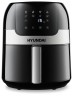 Аэрогриль Hyundai HYF-3555 1500Вт черный/серебристый  