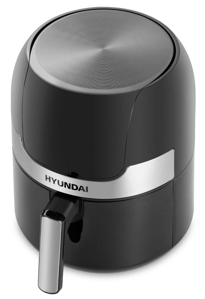 Аэрогриль Hyundai HYF-3555 1500Вт черный/серебристый  