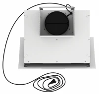 Вытяжка каминная Elikor Wave WH 50 белый управление: сенсорное (1 мотор)