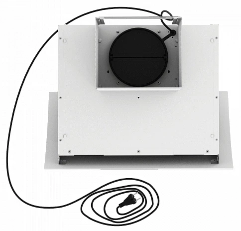 Вытяжка каминная Elikor Wave WH 50 белый управление: сенсорное (1 мотор)  