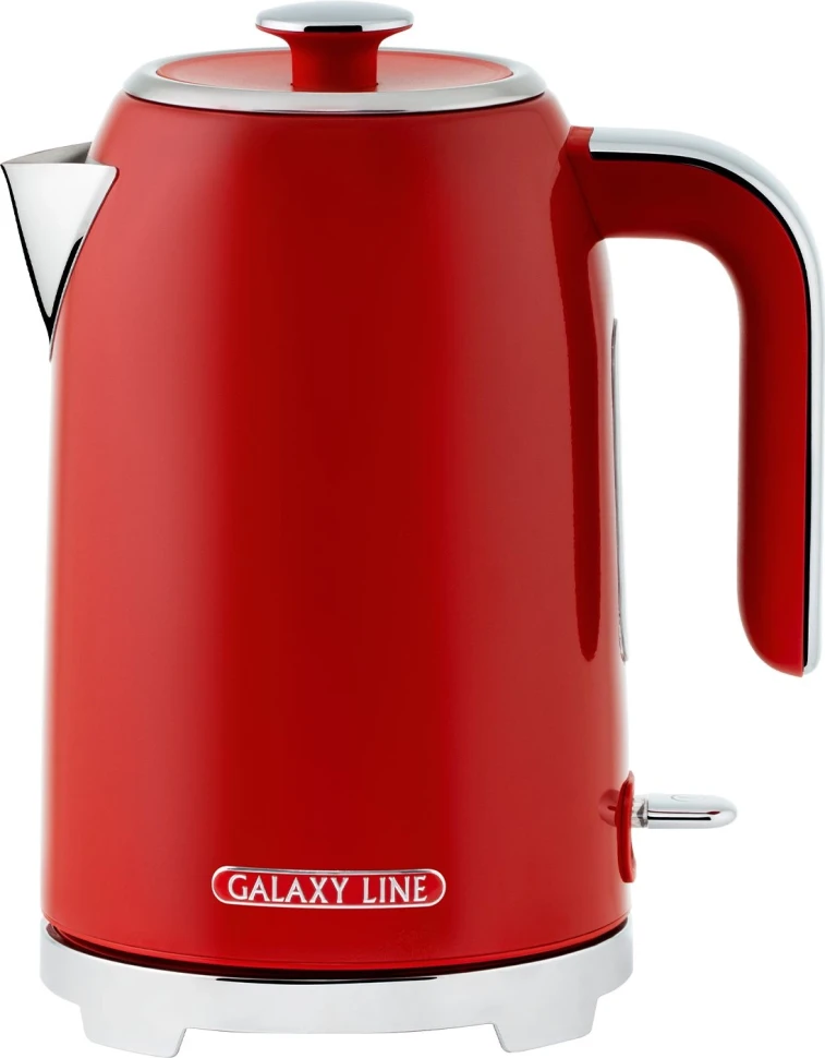 Чайник электрический Galaxy Line GL 0349 1.7л. 2200Вт красный корпус: нерж.сталь (ГЛ0349Л)  