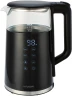 Чайник электрический Hyundai HYK-G5403 1.7л. 2200Вт черный корпус: стекло  