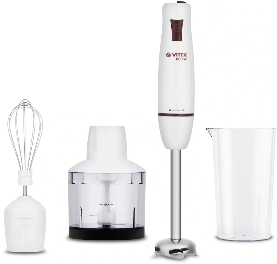 Блендер погружной Vitek VT-8522 800Вт белый  