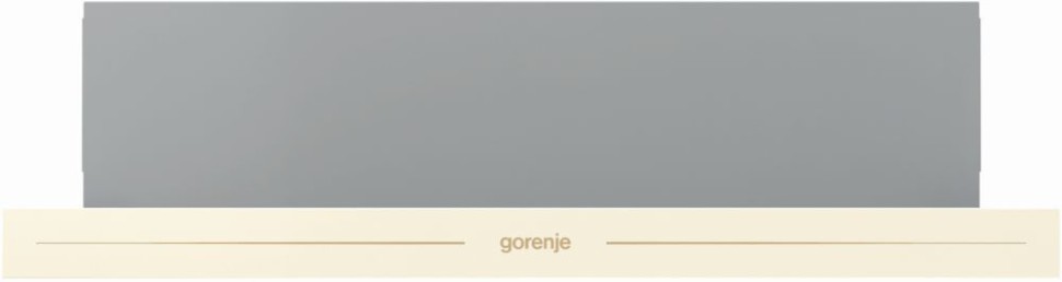 Вытяжка встраиваемая Gorenje BHP62CLI слоновая кость управление: кнопочное (1 мотор)  