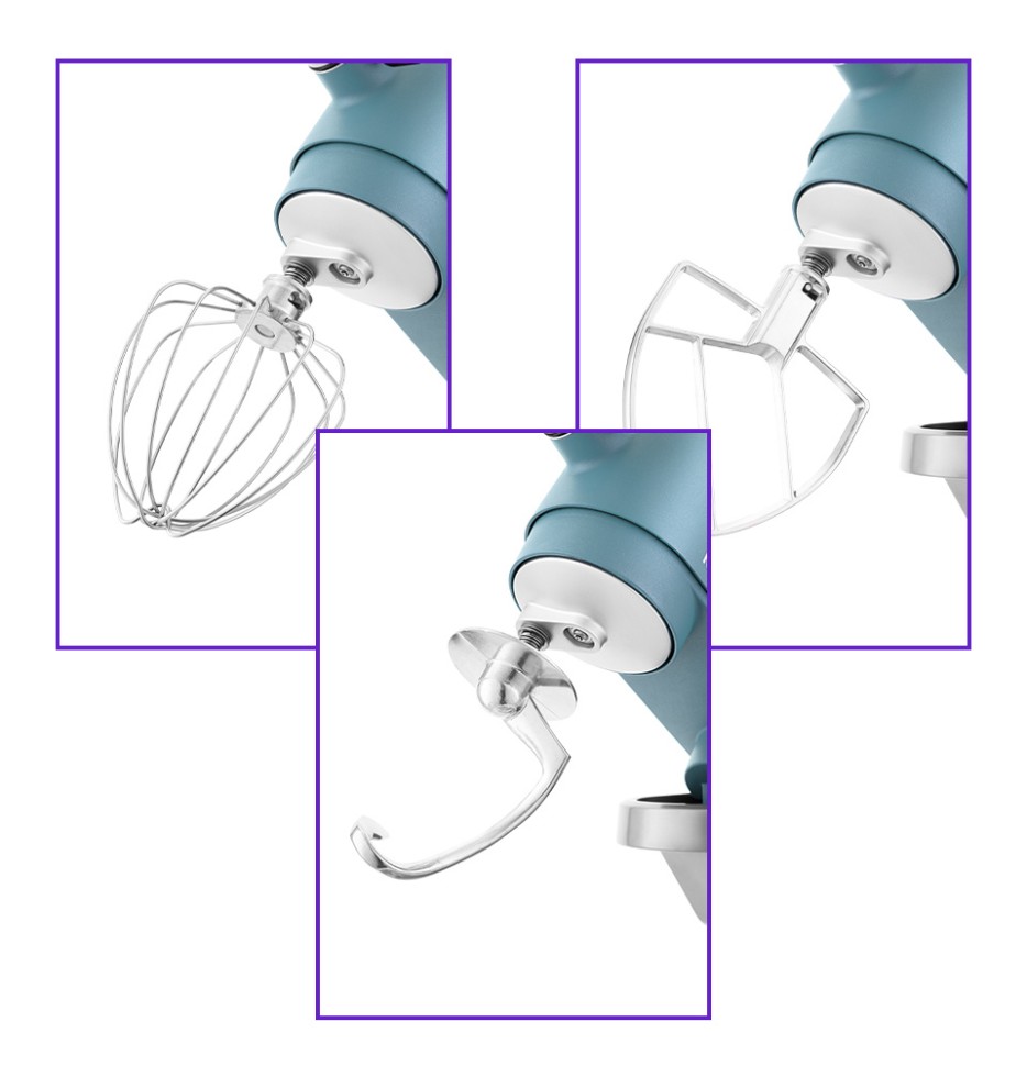 Миксер планетарный Kitfort КТ-1391-2 800Вт синий