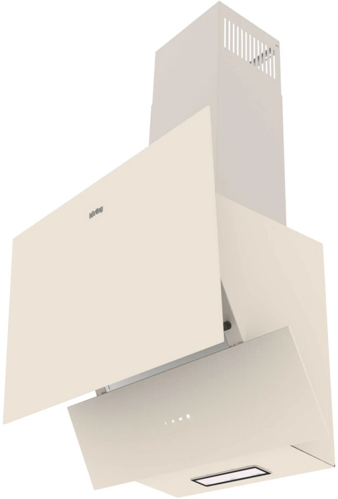 Вытяжка каминная Korting KHC65070GB бежевый управление: сенсорное (1 мотор)  