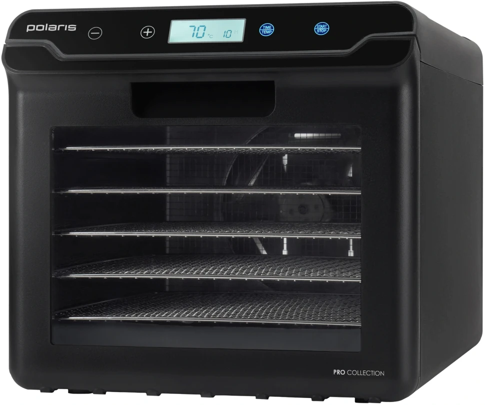 Сушка для фруктов и овощей Polaris PFD 2402H Pro 19под. 500Вт черный  