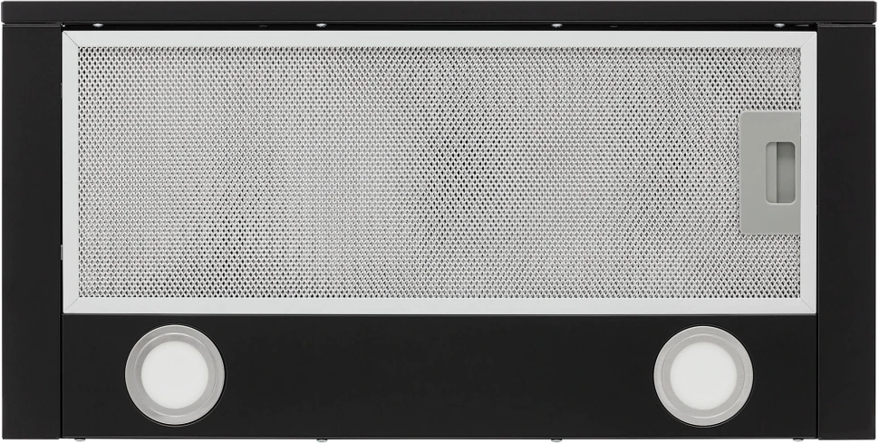 Вытяжка встраиваемая Krona T 600 черный управление: кнопочное (1 мотор)  