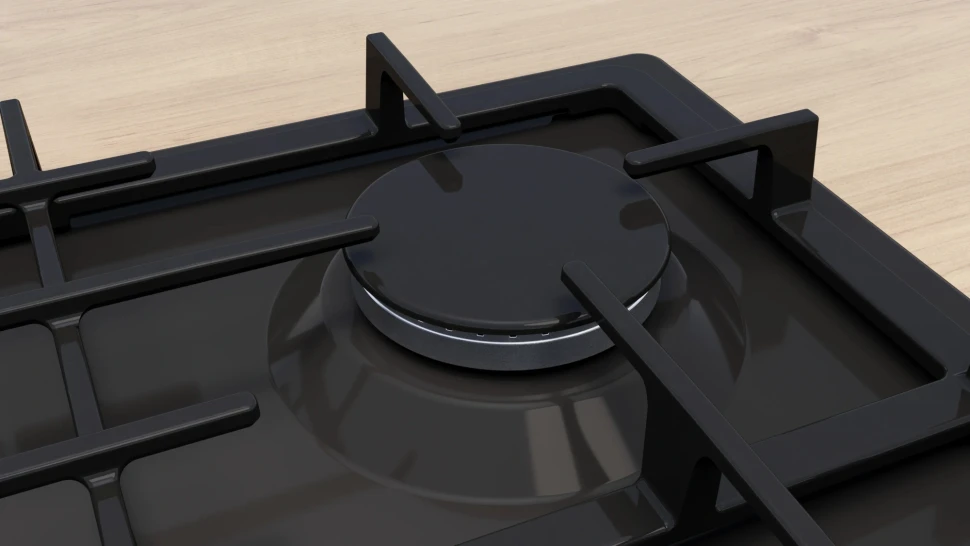 Газовая варочная поверхность Bosch PGP6B6K90R черный  