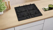 Газовая варочная поверхность Bosch PGP6B6K90R черный  