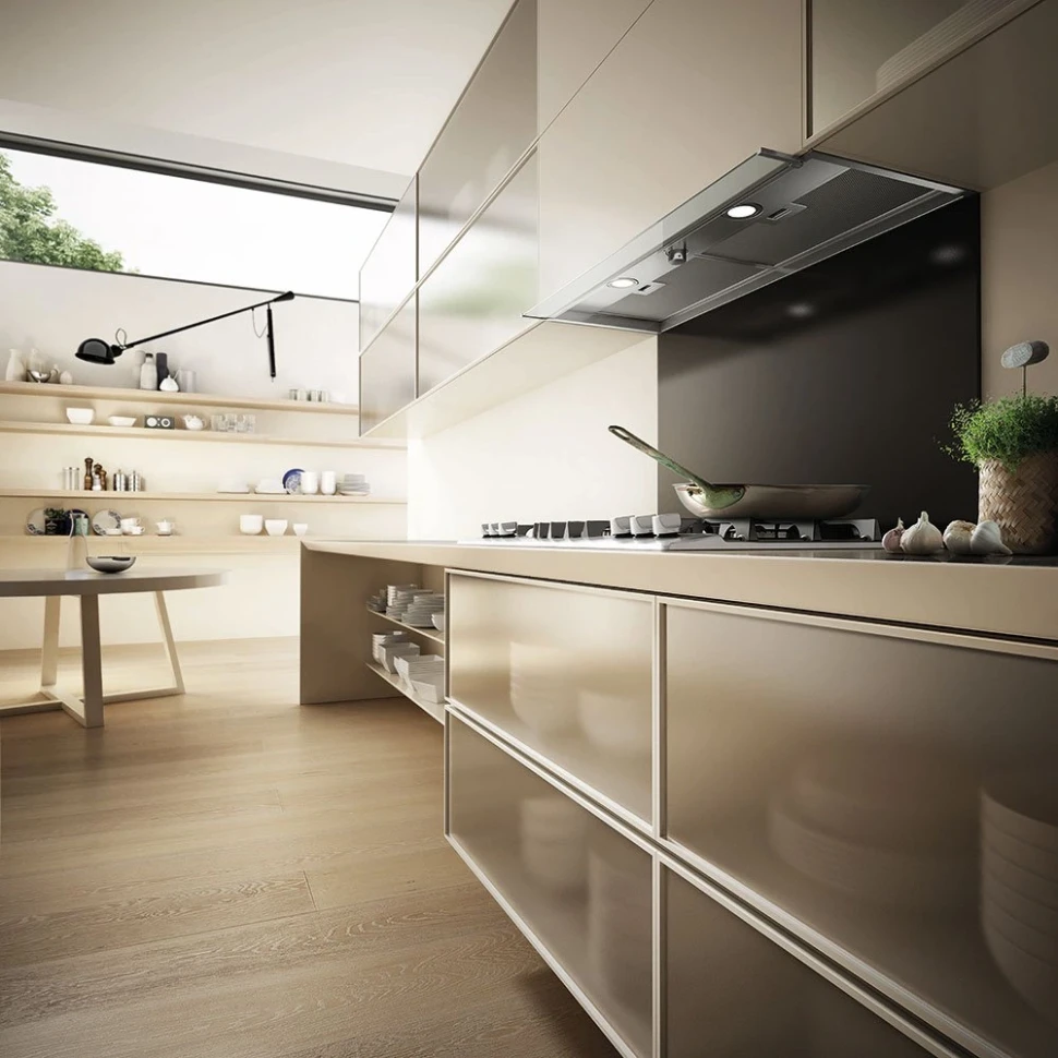 Вытяжка встраиваемая Elica Boxin IX/A/60 нержавеющая сталь управление: поворотные переключатели (1 мотор)  