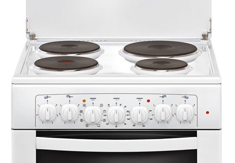 Плита Электрическая Gefest ЭП Н Д 6140-02 белый эмаль (металлическая крышка)