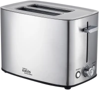 Тостер Oasis TR-2N 850Вт стальной/стальной