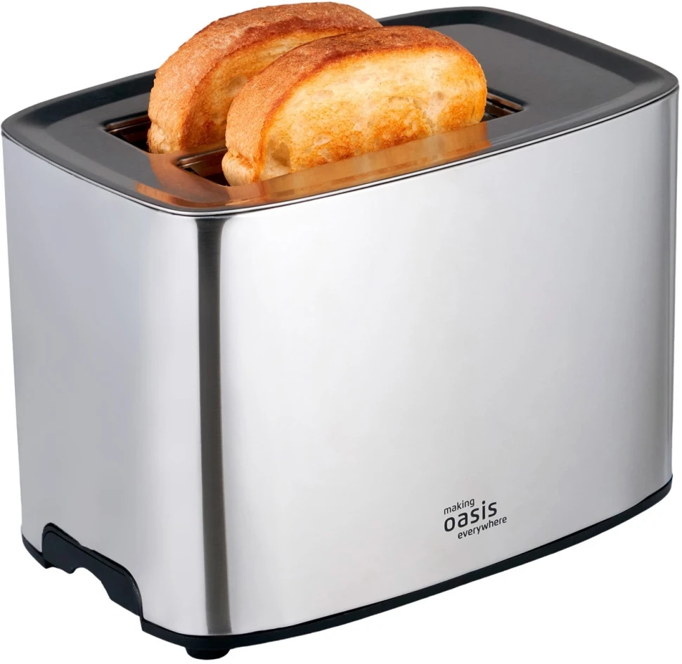 Тостер Oasis TR-2N 850Вт стальной/стальной