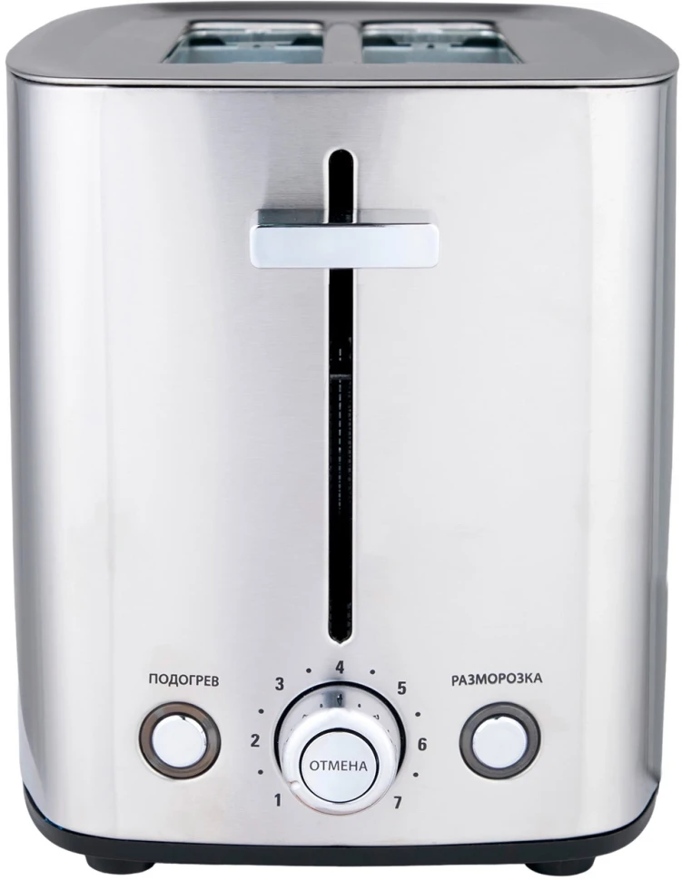 Тостер Oasis TR-2N 850Вт стальной/стальной