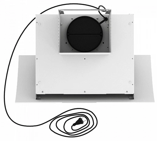 Вытяжка каминная Elikor Wave WH 60 белый управление: сенсорное (1 мотор)  