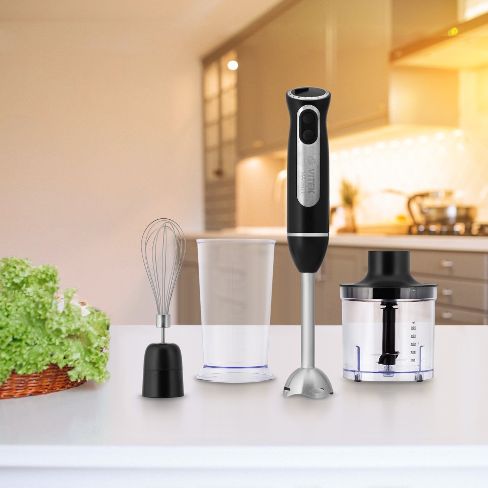 Блендер погружной Vitek VT-8525 900Вт черный  