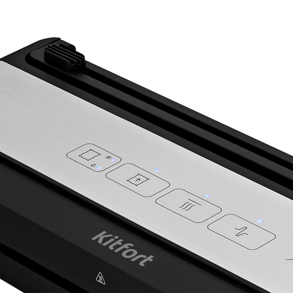 Вакуумный упаковщик Kitfort КТ-1533 110Вт 0.65Бар шир.пак.:29см черный/серебристый