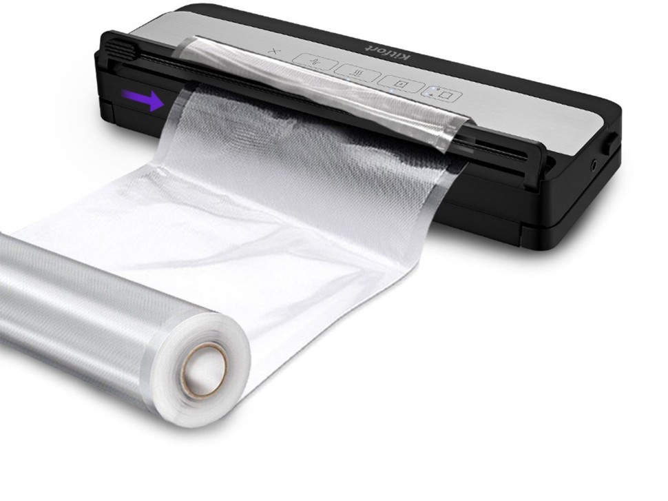 Вакуумный упаковщик Kitfort КТ-1533 110Вт 0.65Бар шир.пак.:29см черный/серебристый