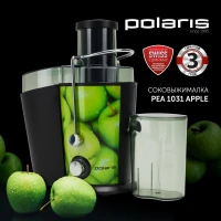 Соковыжималка центробежная Polaris PEA 1031 Apple 1000Вт рез.сок.:550мл. зеленый
