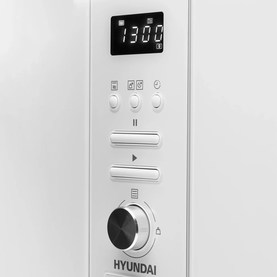 Микроволновая печь Hyundai HBW 2040 WG 20л. 800Вт белый (встраиваемая)  