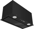 Вытяжка встраиваемая Elikor Cube 60П-1000 черный управление: кнопочное (1 мотор)  