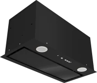 Вытяжка встраиваемая Elikor Cube 60П-1000 черный управление: кнопочное (1 мотор)
