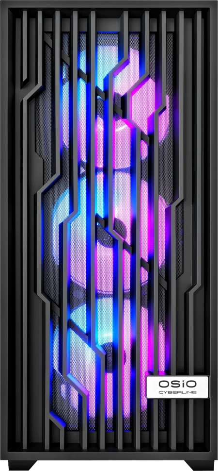 ПК Osio CyberLine C59i i5 12400F (2.5) 16Gb SSD1Tb RTX3050 6Gb без ОС GbitEth 550W черный (С59I-001B)  