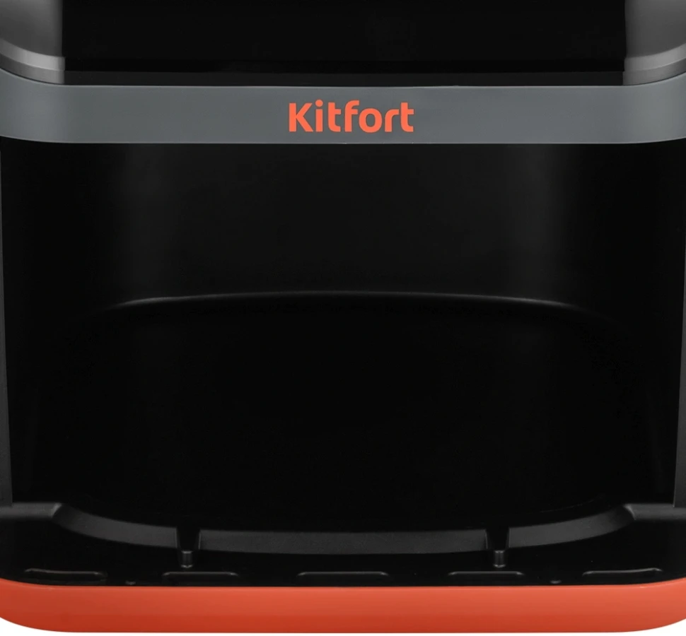 Аэрогриль Kitfort КТ-8107 6.5л 1350Вт темно-серый/черный