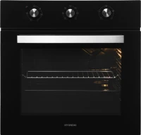 Духовой шкаф Электрический Hyundai HEO 66311 BG черный/серебристый