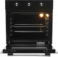 Духовой шкаф Электрический Hyundai HEO 66311 BG черный/серебристый