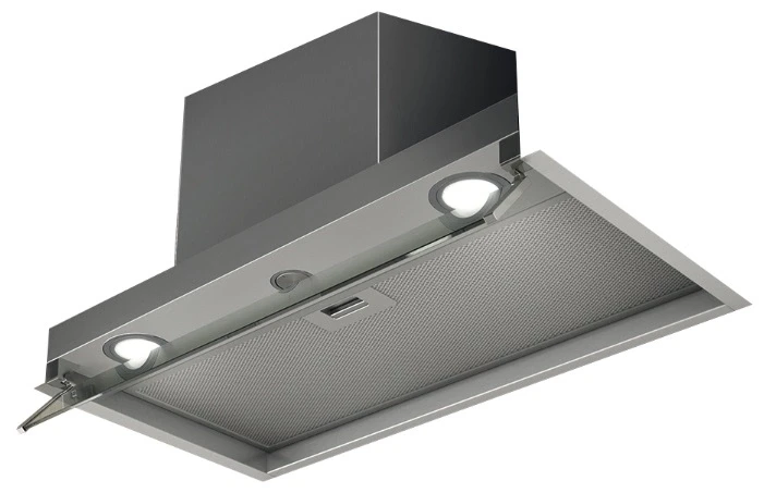 Вытяжка встраиваемая Elica Boxin IX/A/90 нержавеющая сталь управление: поворотные переключатели (1 мотор)  