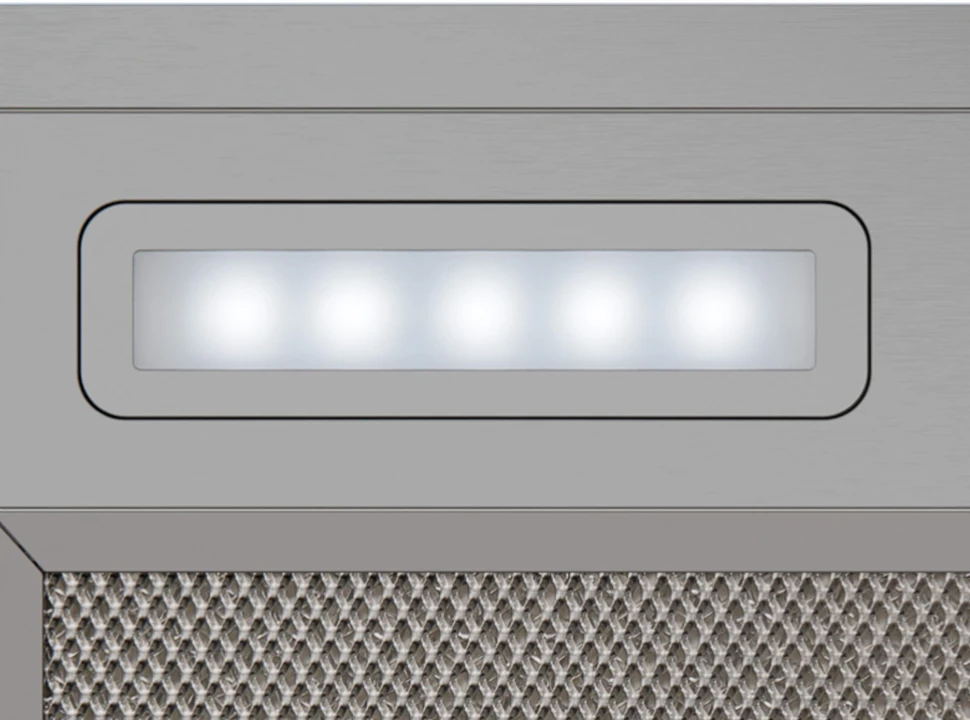Вытяжка встраиваемая Lex Hyper 600 IX нержавеющая сталь управление: кнопочное (1 мотор)  
