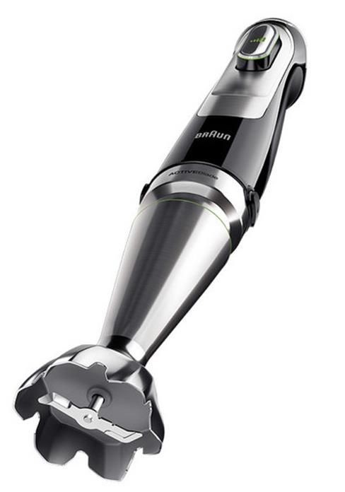 Блендер погружной Braun MQ9135XI черный/серебристый  