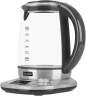 Чайник электрический Rondell RDE-1003 1.7л. 2200Вт черный корпус: стекло/металл  