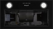 Вытяжка встраиваемая Weissgauff BOX 850 BL черный управление: кнопочное (1 мотор)  