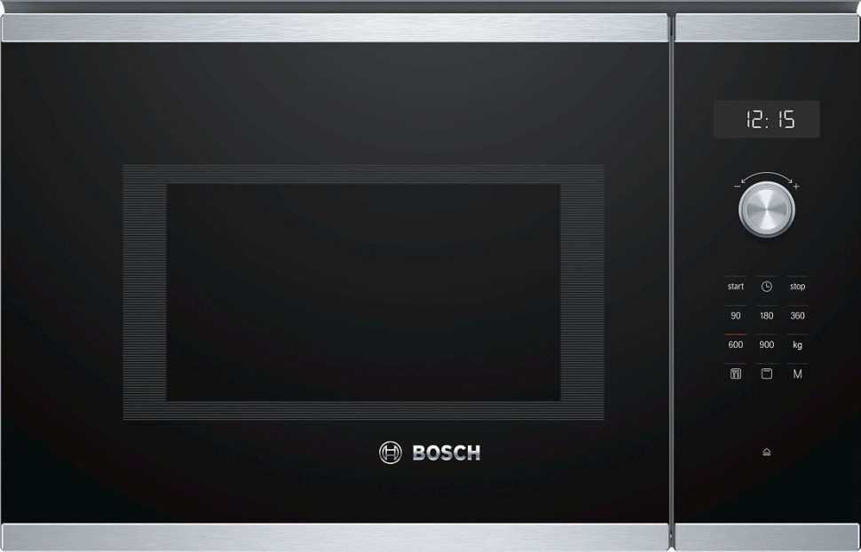 Микроволновая печь Bosch BEL554MS0 25л. 900Вт черный/нержавеющая сталь (встраиваемая)  