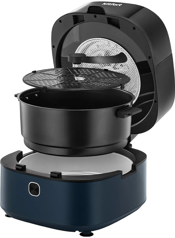 Аэрогриль Kitfort КТ-2294 7л 1350Вт зеленый/черный