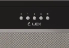 Вытяжка встраиваемая Lex Hyper 900 BL черный управление: кнопочное (1 мотор)