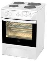 Плита Газовая Darina 1D GM 141 007 W белый/черный (стеклянная крышка) реш.сталь