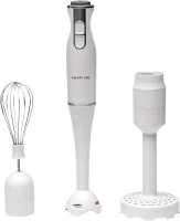 Блендер погружной Galaxy Line GL 2104 800Вт белый/серебристый